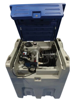 DC Diesel Pump With Tank with Lid-DD600HR