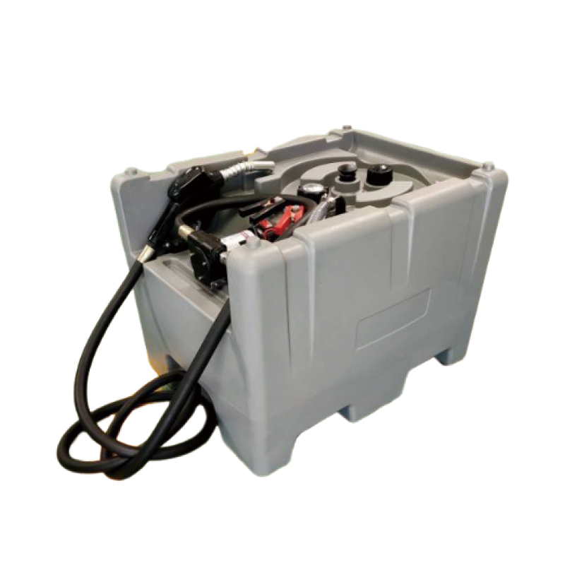 Tanque Móvel de Plástico  de 300L para Armazenamento de Ureia com Bomba Autoescorvante de 12V - Tanque Portátil para Transferência de DEF