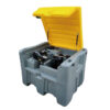 Tanque de diesel portátil de 106 galones(480L) con bomba de transferencia eléctrica de 12V para fácil transporte de combustible,con bomba de transferencia eléctrica de 12V para fácil transporte de combustible