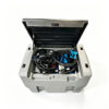 Estanque transportable diesel  300 litros diesel + 50 litros Adblue,tanque de combustible diésel con bomba de transferencia eléctrica de 12 V,boquilla de combustible, bloqueo de seguridad