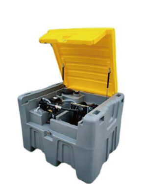 Tanque de diesel portátil, capacidad de 106 galones(480L) , tanque de combustible con bomba de transferencia eléctrica de 12V , transferencia de,13 ft Rubber Hose, Lockable Lid for Easy Fuel Transportation