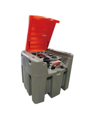 Tanque diésel portátil de 216 galones(980L), tanque de combustible diésel con bomba de transferencia eléctrica de 12 V, manguera de 13.1 pies, boquilla de combustible, bloqueo de seguridad