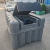 Tanque portátil para diésel y gasolina, 550 galones(2500L), tasa de flujo de 10.6 GPM, tanque de combustible de diésel  con bomba de transferencia eléctrica de 12V, manguera de 13. 1 pies, boquilla de